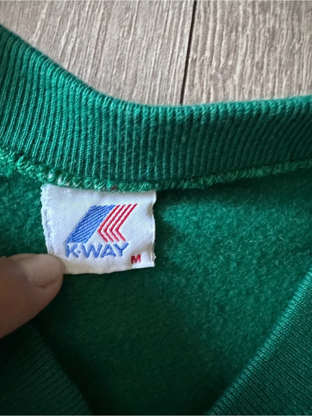 Vintage K-Way Trophée Revillon Vail Colorado Colorblock Crewneck Pullover